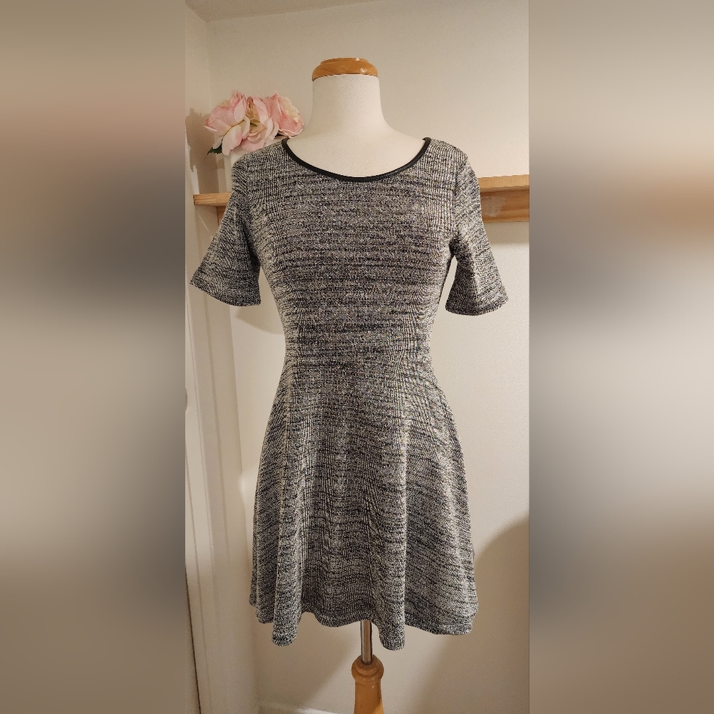 H&M Black and White Dress